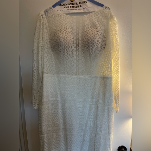Boho Wedding Dress- size 24 - Picture 10 of 11